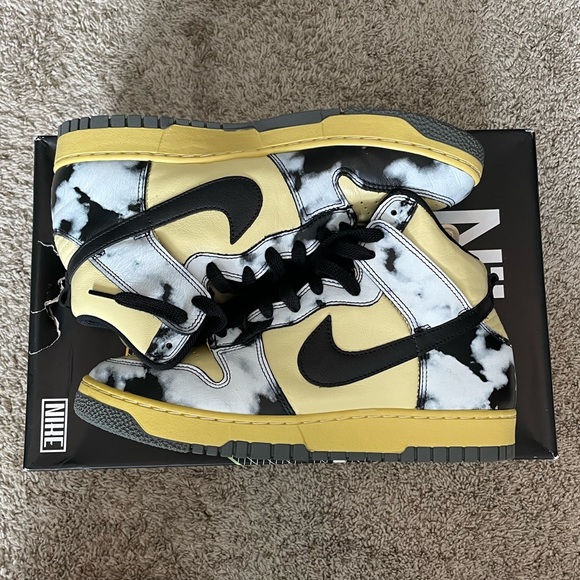 Nike Other - **NIKE** Dunk Hi 1985 Black Acid Wash sneakers SIZE 10